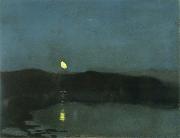 William Stott of Oldham Waning Moon oil painting artist